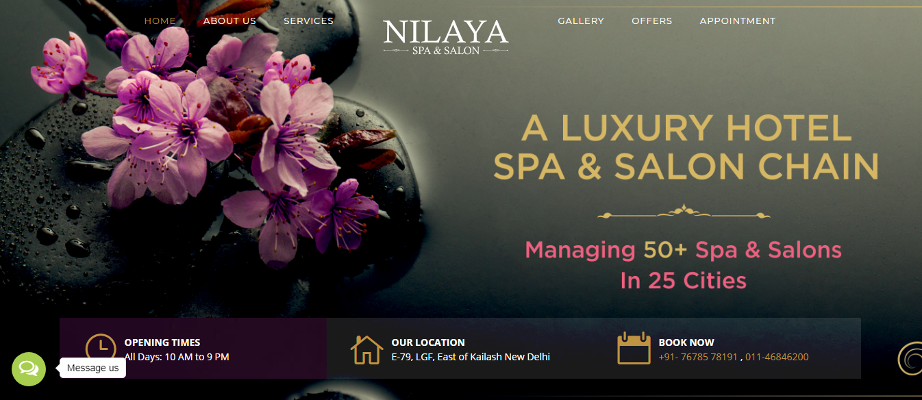 Go to Nilaya Spa!
